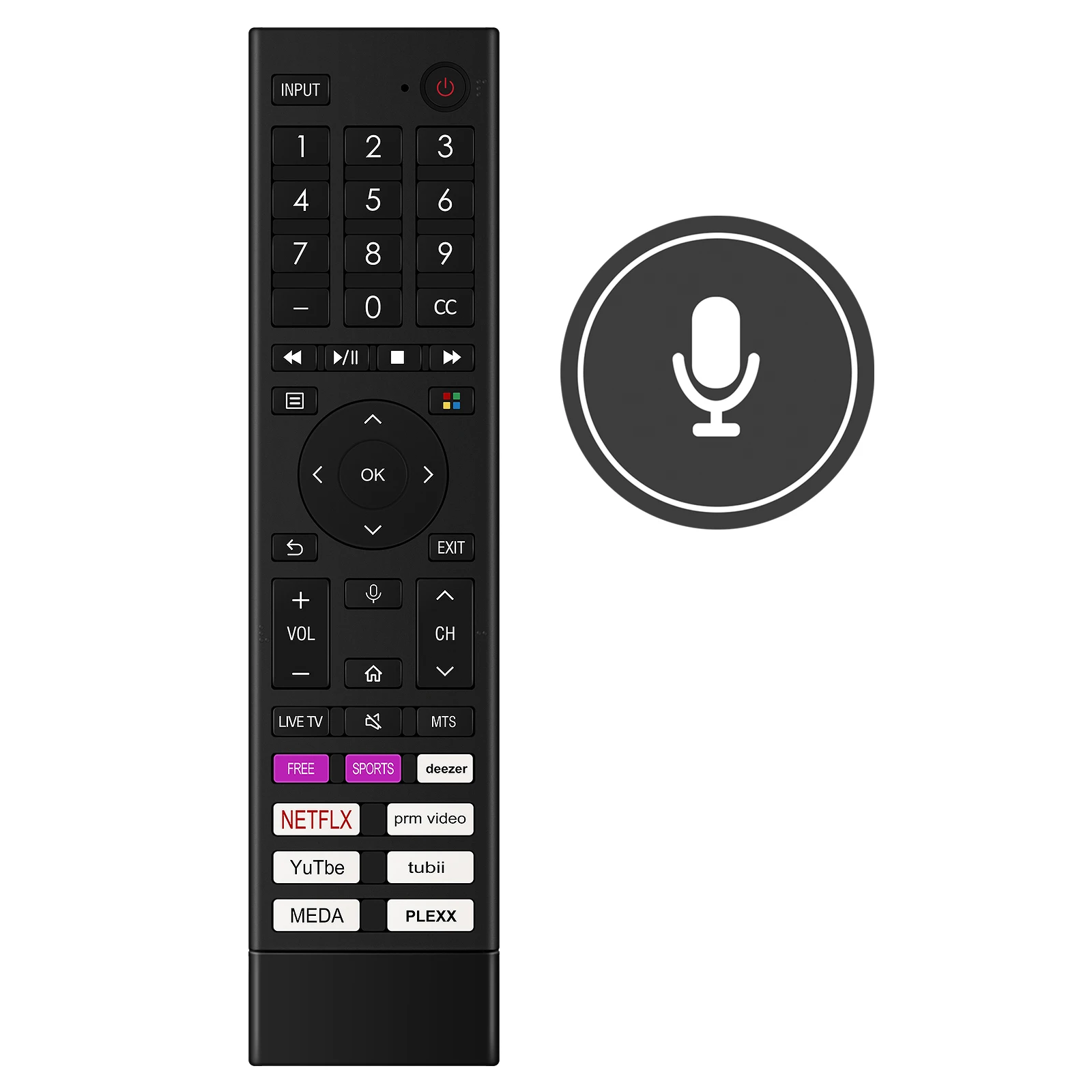 New ERF3X80H  Voice Relaced Remote Control Fit For HISENSE Smart TV 43A53FUV