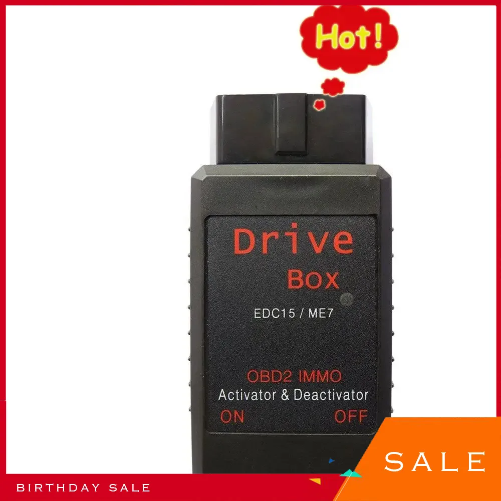 

OBDII Driver Switch OBD2 IMMO Deactivator Activator For Bosch VAG Drive Box EDC15/ME7 Car Diagnostic Tool Scanner