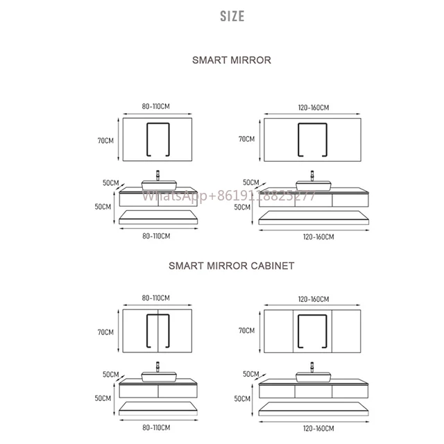 Waschbecken Waschbecken Waschbecken Schrank mit Smart Spiegel Marmor Badezimmers chrank Kombination intelligenten Luxus modernen minimalist ischen