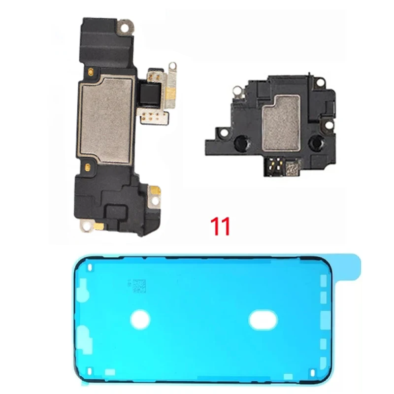 Loudspeaker + Earpiece Speaker + Waterproof Adhesive For iPhone SE2 8 PLUS X-13PM Lound Speaker Ringer Inner Buzzer Flex Cable