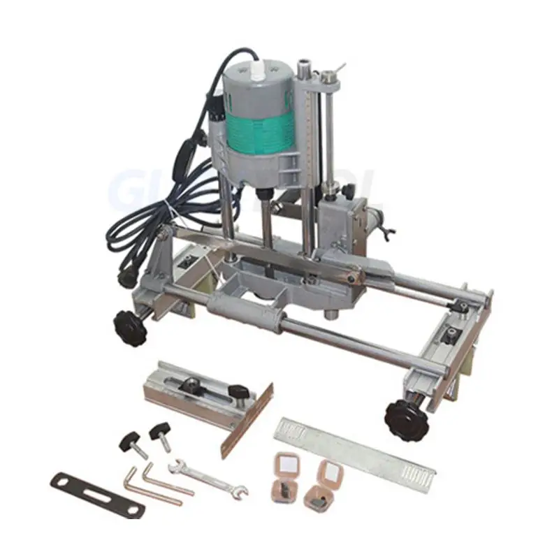 Wooden Door Lock Hole Opener Portable Wood Door Lock Mortising Machine Tenon Machine Hand Mortise Drill Machine Hole Opener 220V