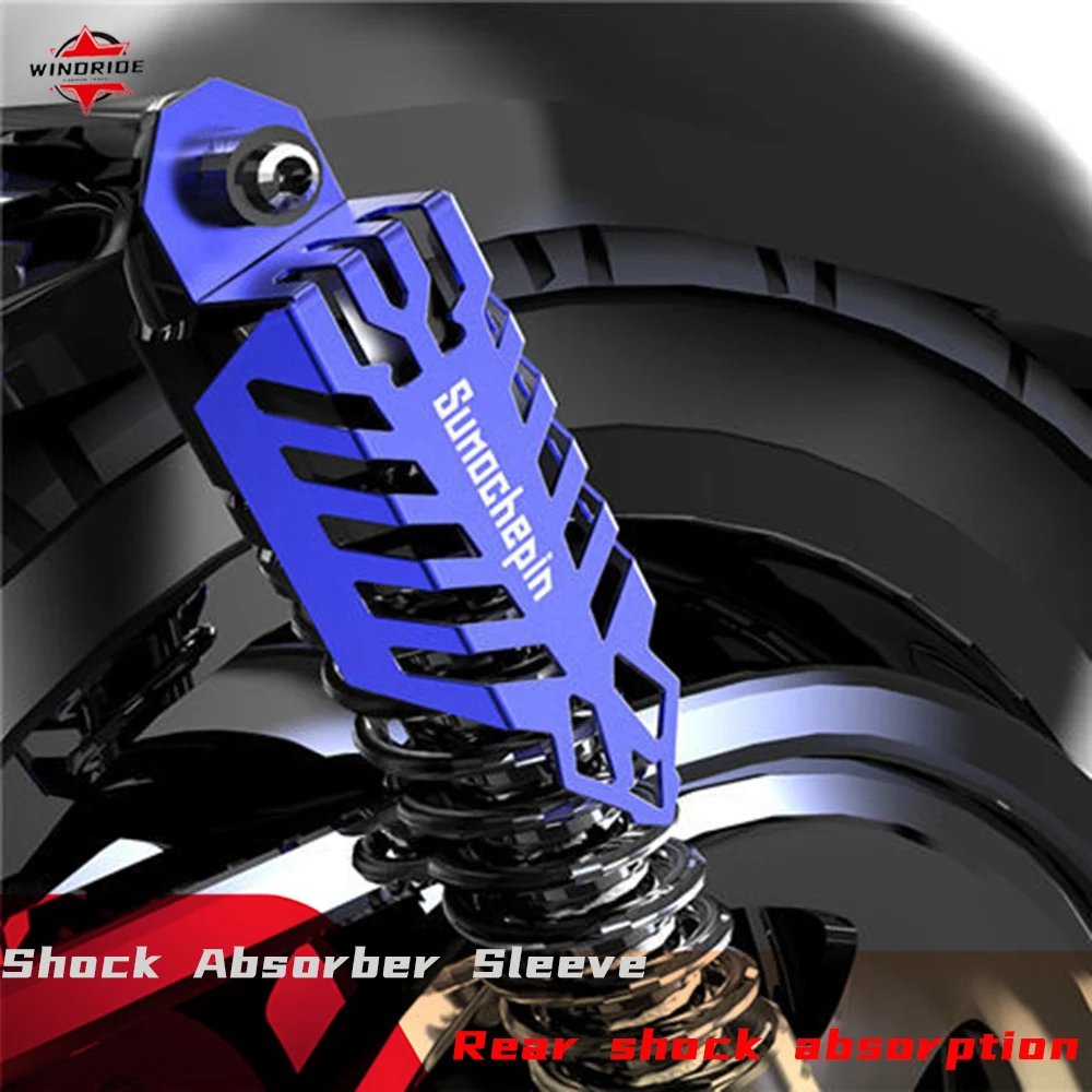 Electric Vehicle Accessories Shock-absorbing Sheath Motorcycle CNC Aluminum Alloy Rear Shock-absorbing DIY Modification