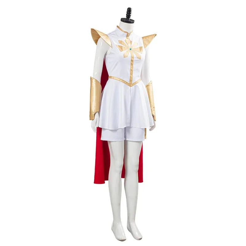 Sky02 Anime She-Ra Princess of Power She Ra Cosplay Dress Costume Women Dress Cloak Fantasia Outfits Halloween Carnival Dis88Li