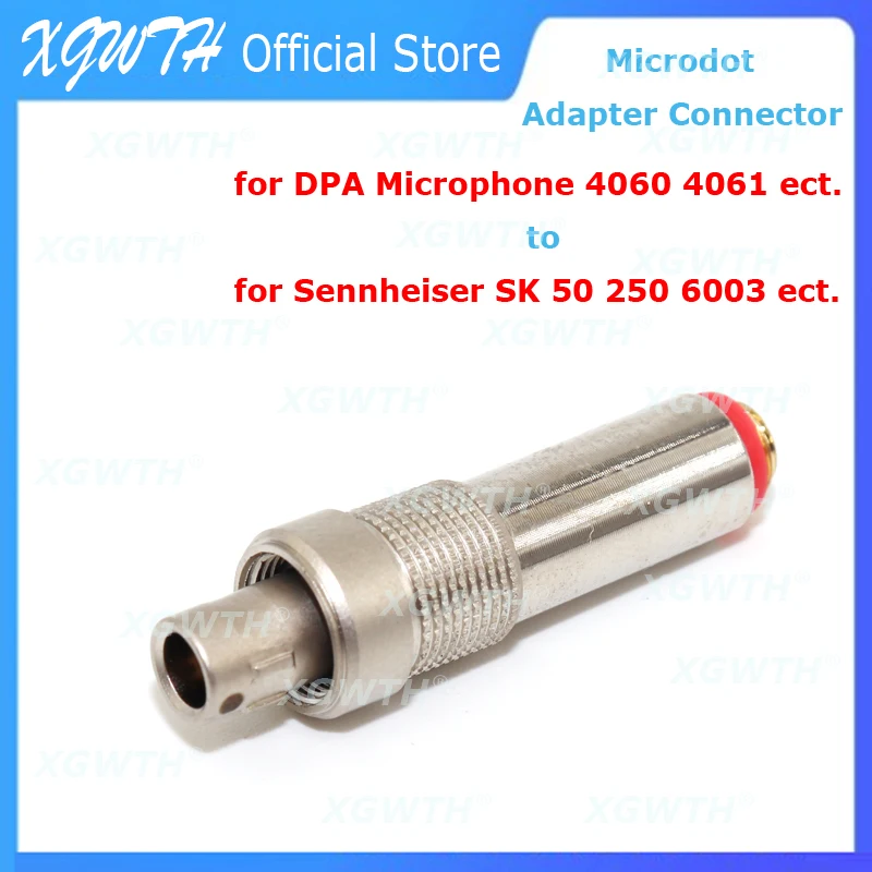 Microdot Adapter Connector for DPA Microphone to Compatible with Sennheiser SK2000 Wireless Transmitter Mic Adapter Converters