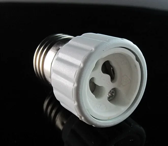 Free shipping10PCS E27 to GU10 Adapter Converter Base holder socket for LED Light Lamp Bulbs