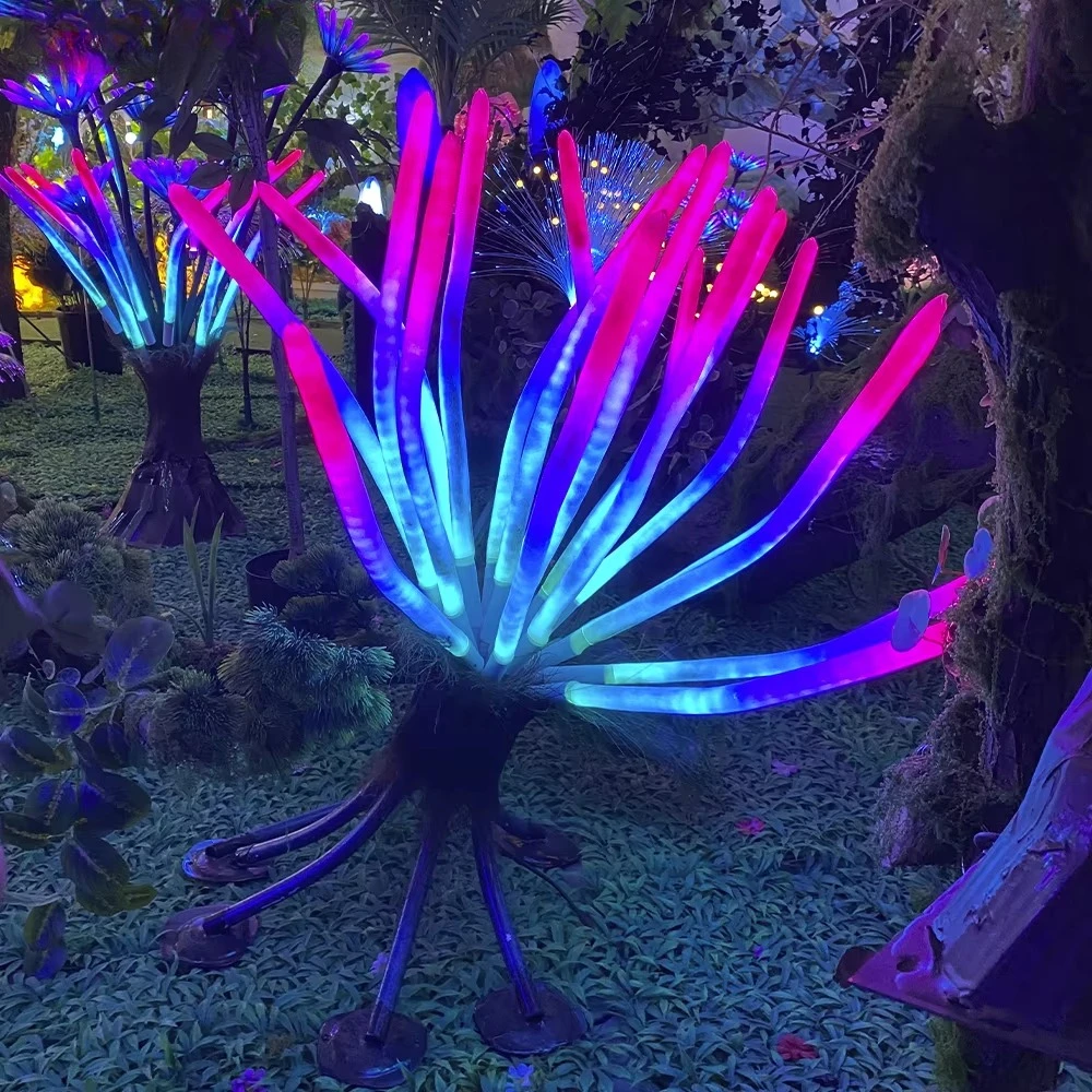صمام ثنائي باعث للضوء، نبات مرجاني، ديكور غابة سحرية #6