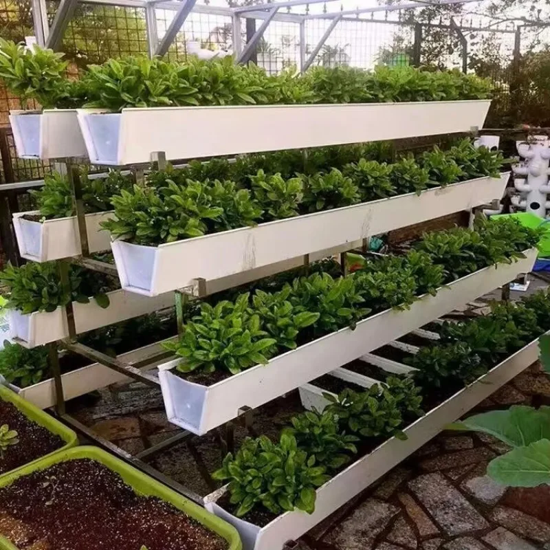 

Тепличная вертикальная гидропонная система выращивания клубники и гелью, аэропонная система