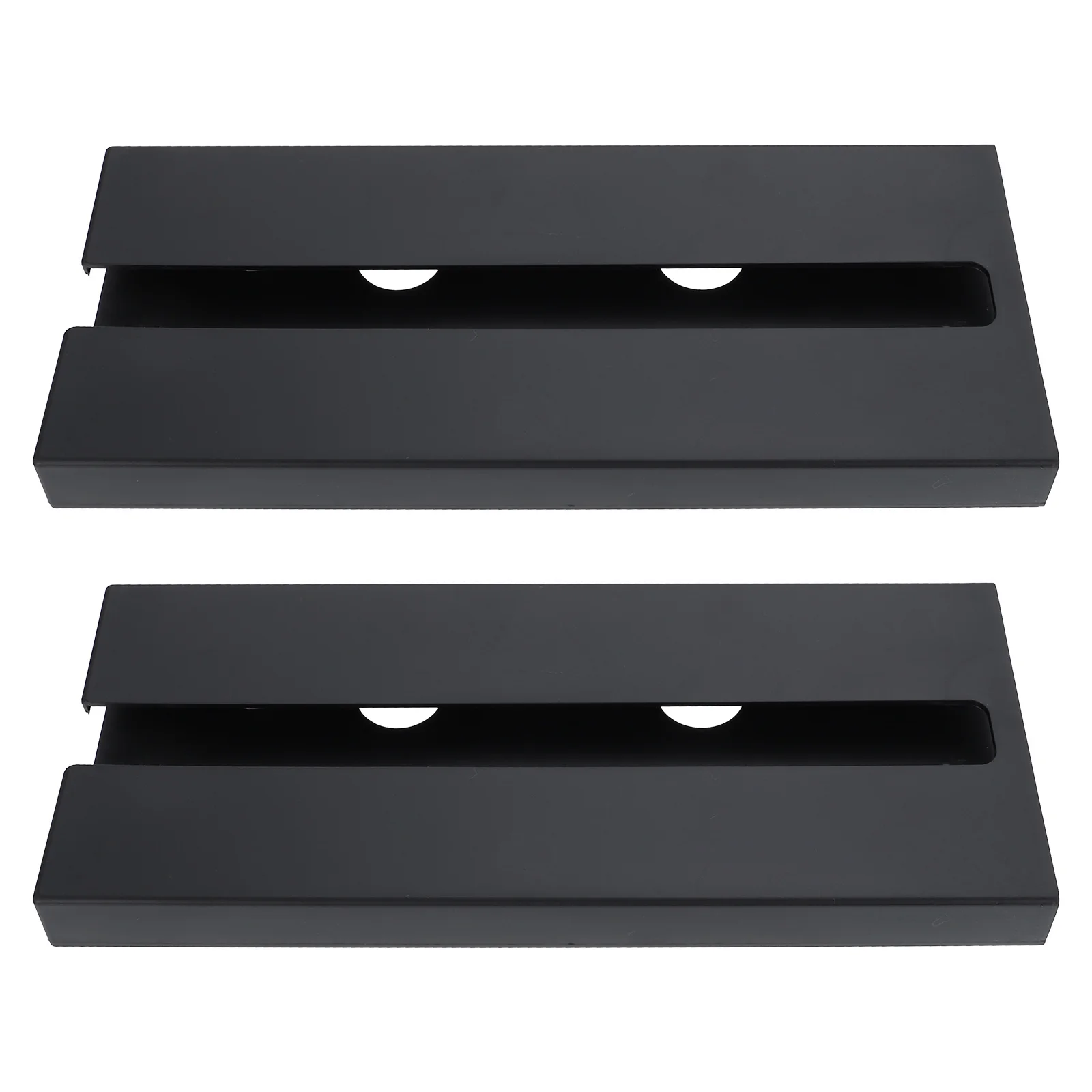 

2Pcs Nail-Free Hanging Plastic Rack Wine Glass Organizer Upside Down Wine Cup Holder Storage Rack for Kitchen Bar