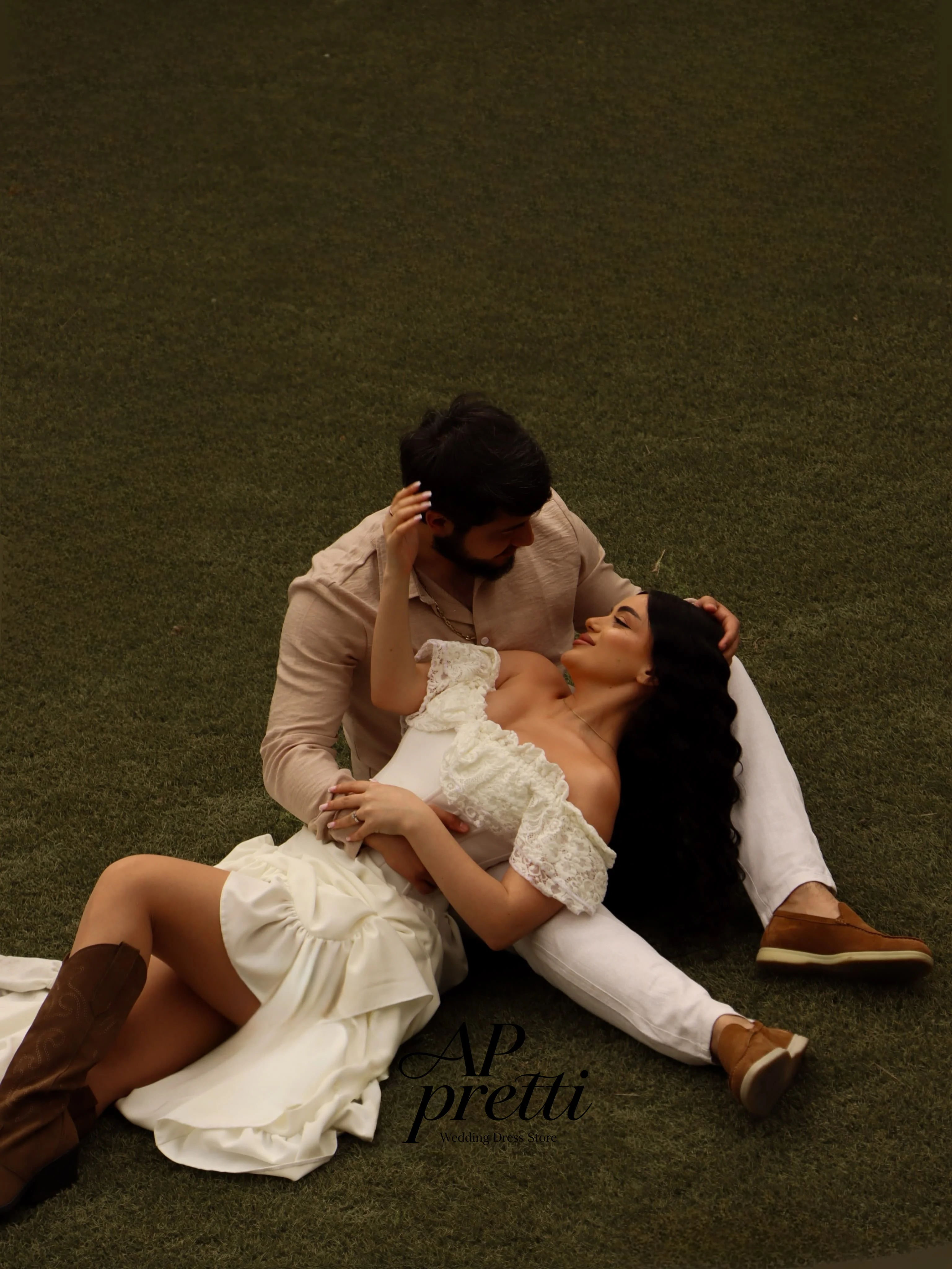 AP pretti Graceful Taffeta Wedding Dress One Line Customized Off the Shoulder Floor-Length A-line Bridal Gown Robe De Mariée