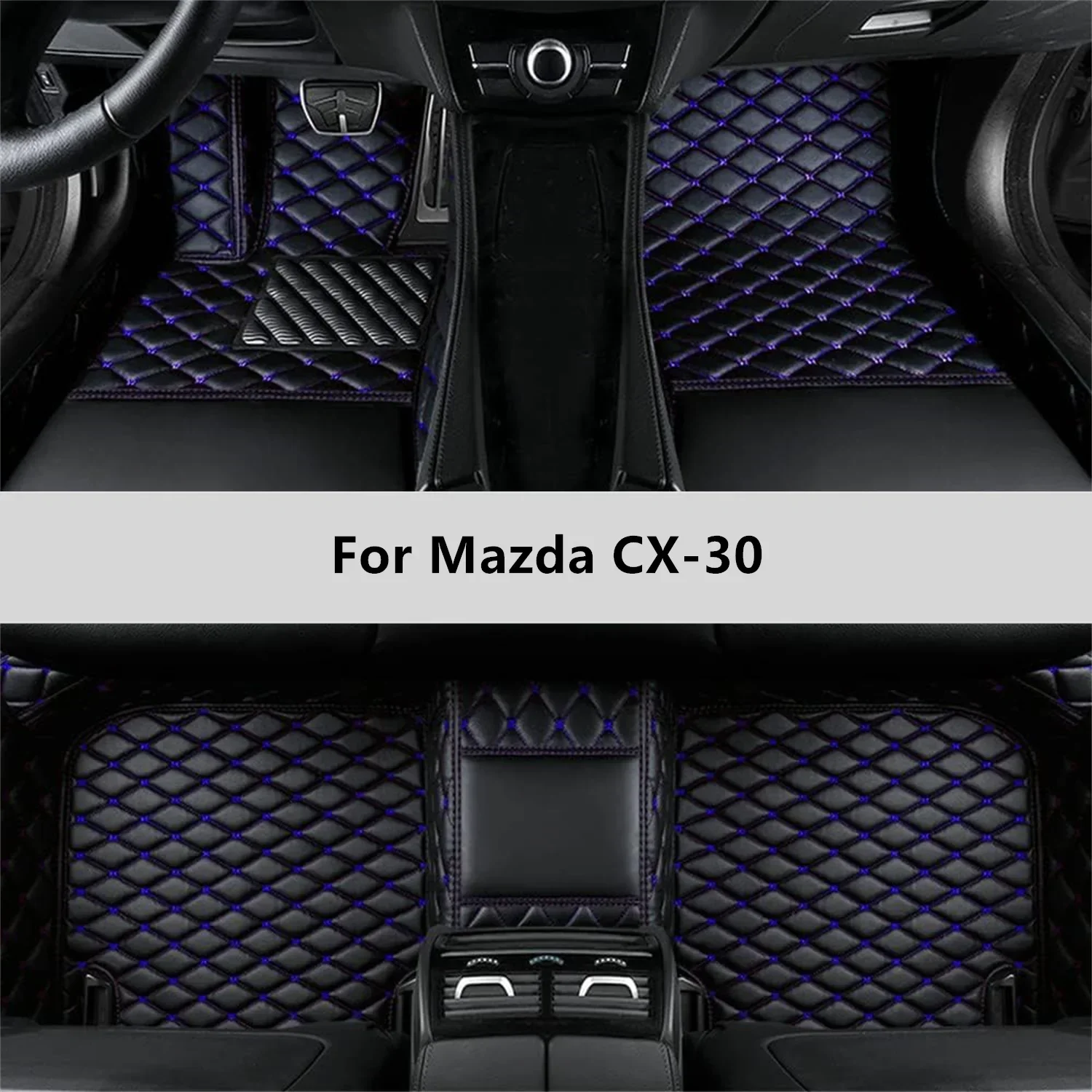 Custom Car Floor Mats For Mazda CX-30 2020 2021 2022 2023 2024 2025 2026 2027 2028 Floor Mat Car Mat Accessories Interior