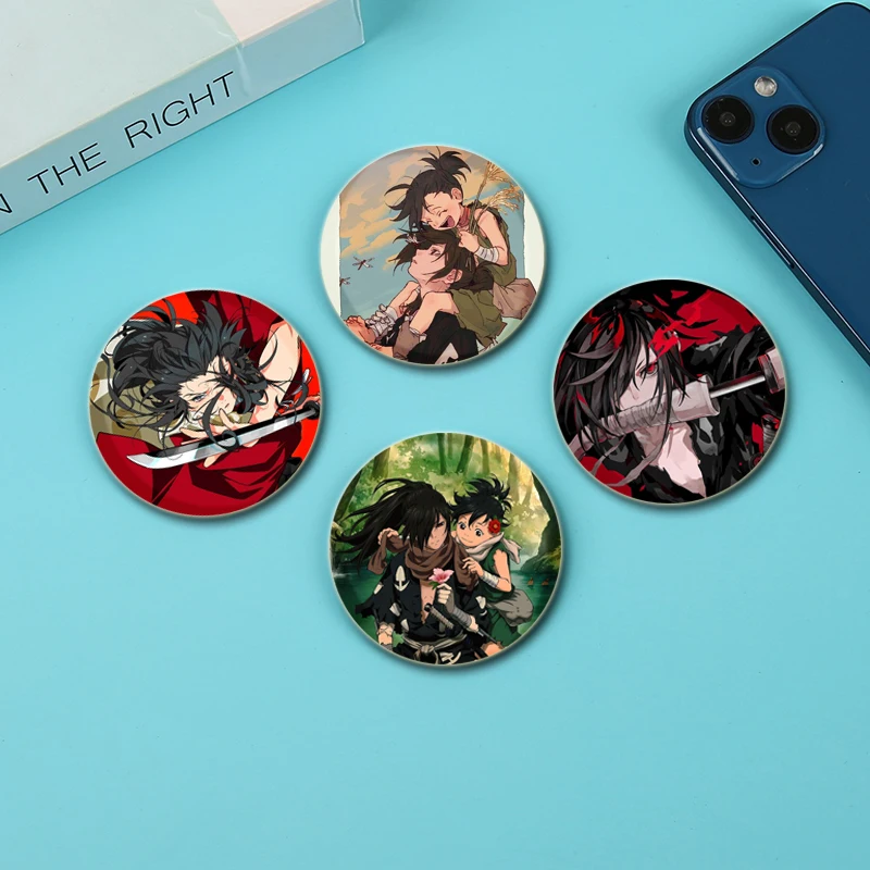 Hyakkimaru Nui-nokata Tahomaru Anime Figure Badge Cosplay Cartoon Brooches Exquisite Cute Enamel Pins for Backpack Clothes Gifts