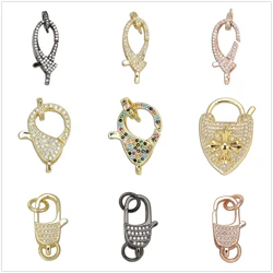 Earring Hook Charms Hair Accessories Jewellery Making  Lobster Clasp Plated Jewelry Luxury Jewelry Bulk Items 6 Pieces Wholesale