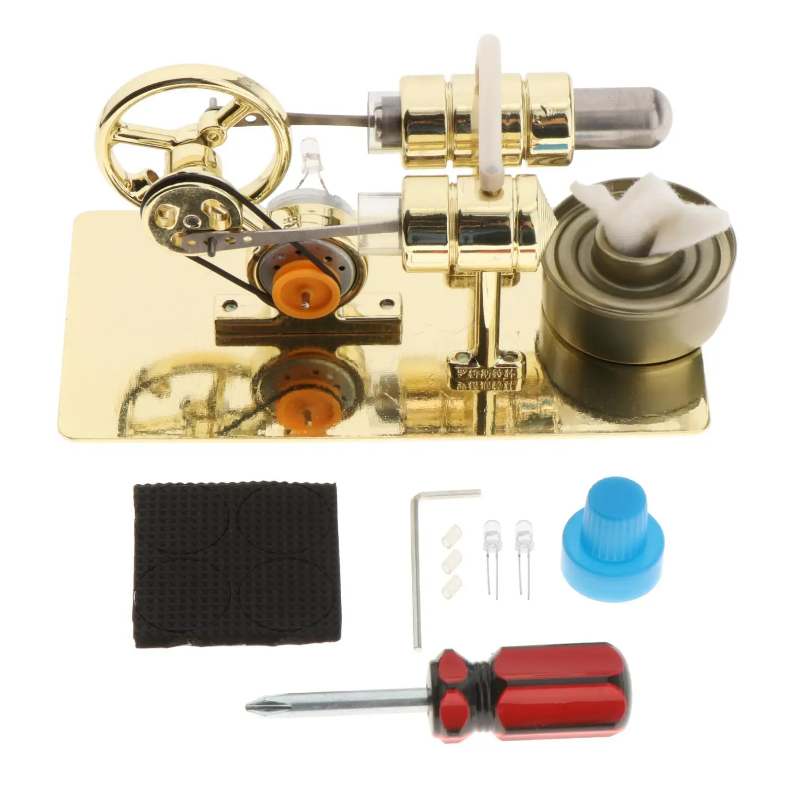 Hot Air Stirling Engine Model Steam Motor DIY Kit Physics Science