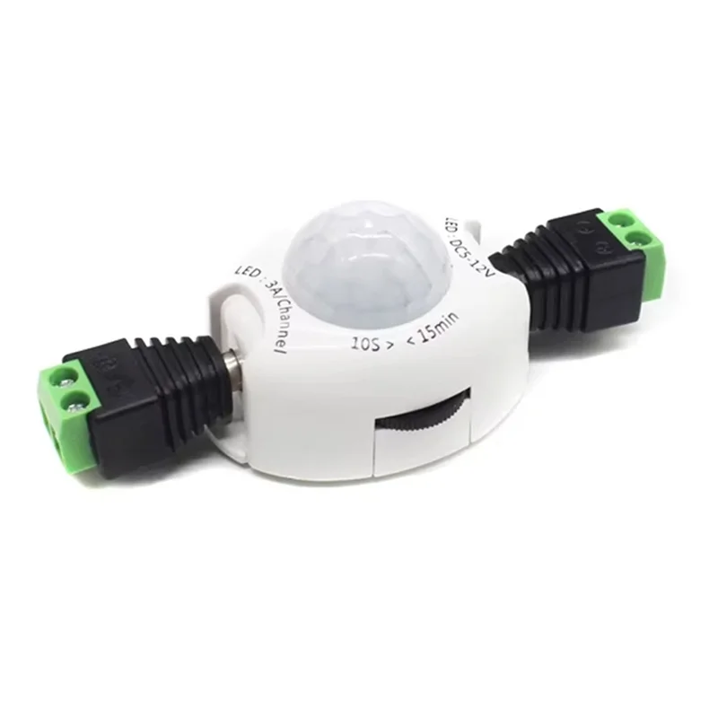

AT43-LED Strip Light Датчик движения Переключатель света 5 В 12 В постоянного тока Детектор движения Таймер Автоматическое включение/выключение PIR Датчик движения