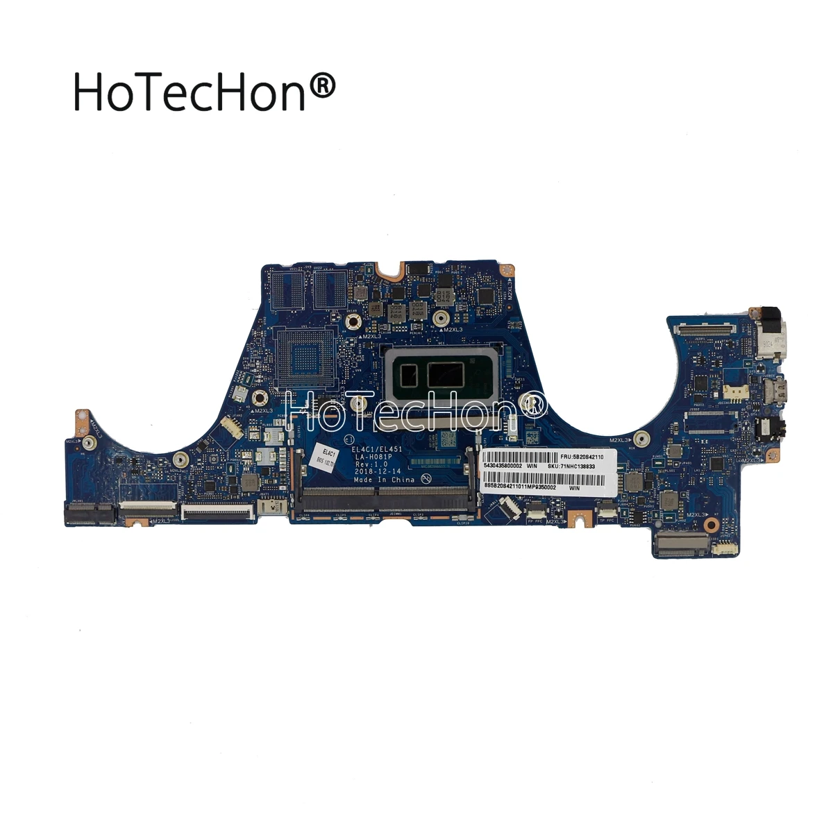 5B20142110 UMA Motherboard LA-H081P W/i5-8265U for Lenovo IdeaPad C340-14IWL (81N4)  Flex 14IWL (81SQ) IdeaPad Flex 14IWL (81SQ)