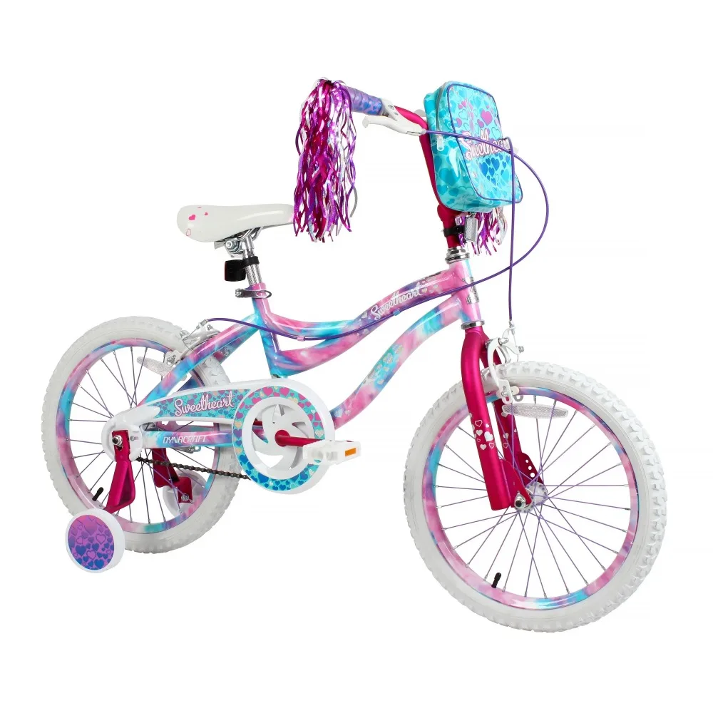 2024 New  18-inch Girls BMX Bike for Age 6-9 Years