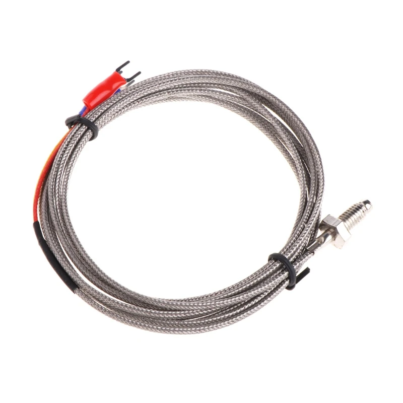 Professional J Type M6 Screw Probe Thermocouple Temperature with 2M Cable for Industry