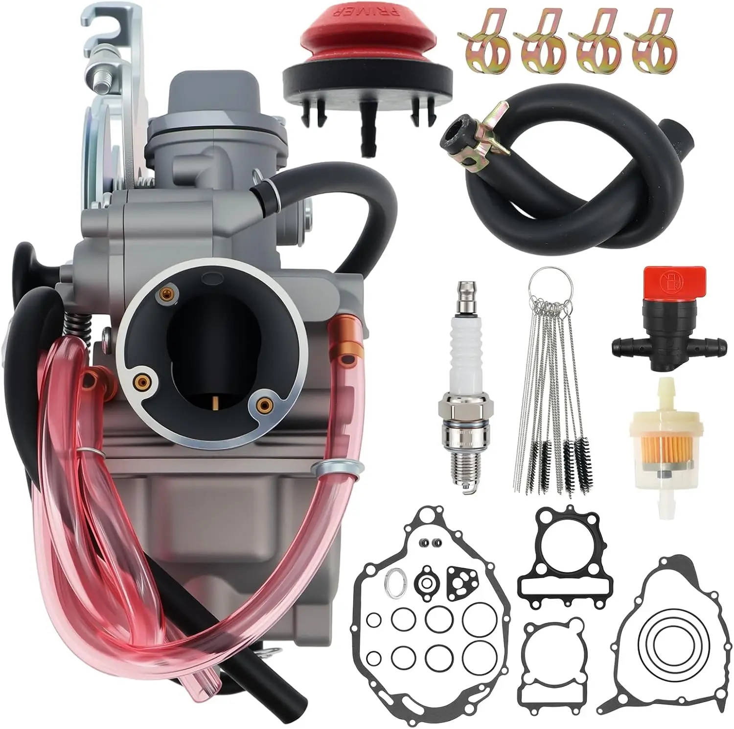 Carburador apto para Yamaha TTR-230 TTR 230 2005-2009 Carb, reemplazar para 1C6-14301-00-00 con bujía