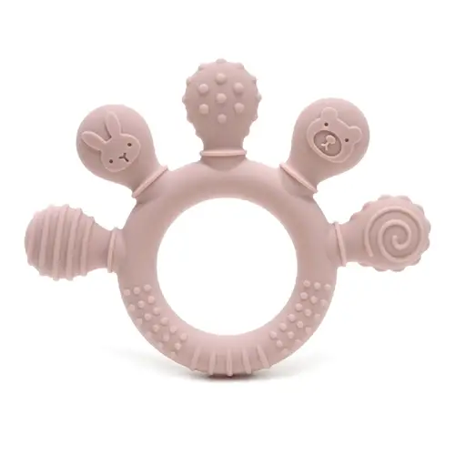 erduo Silicone Baby teether anxiety teething toys 0 12 months chew beads sensory gum relief soother - Image 8