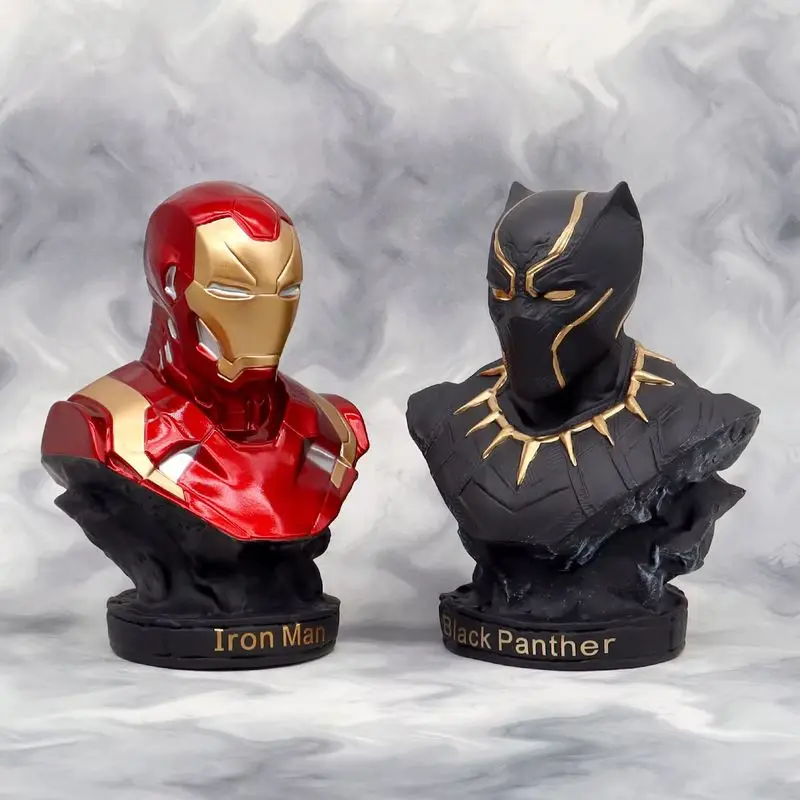 

Batman Anime Action Figures Arkham Knight Bust Statue Collectible Model Home Decor Gift