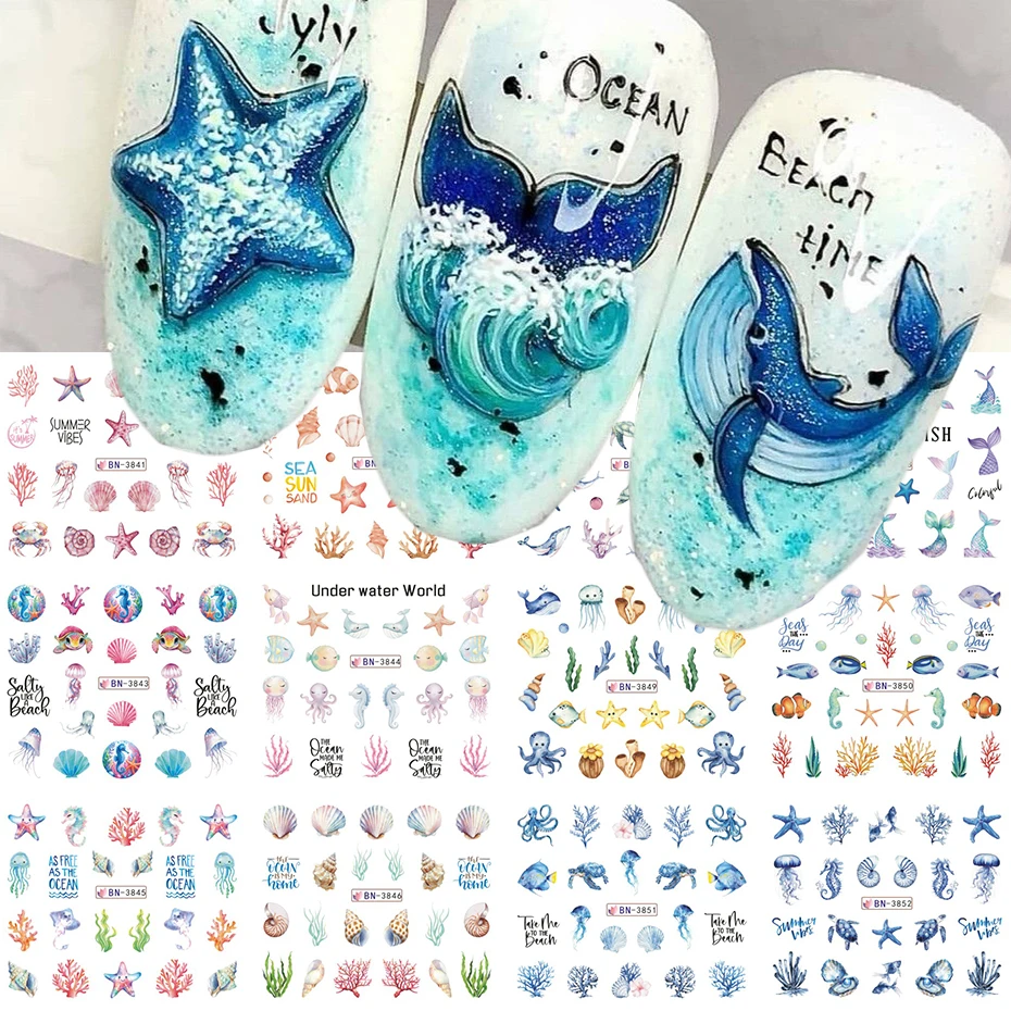 12 Stück Ozean-Themen-Wunder-N – Nail Art France Bewertung und Preis