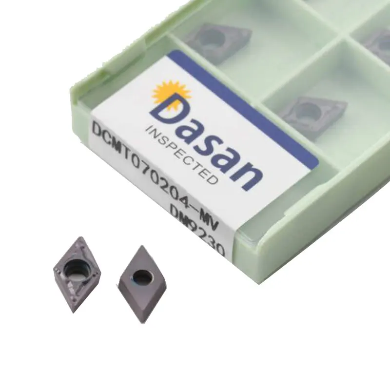 10 szt. Wkładek węglikowych DCMT070204 DCMT11T304 DCMT11T308 ostrze DCMT DCMT070208 HMP MV DM9030 narzędzia CNC do cięcia tokarka