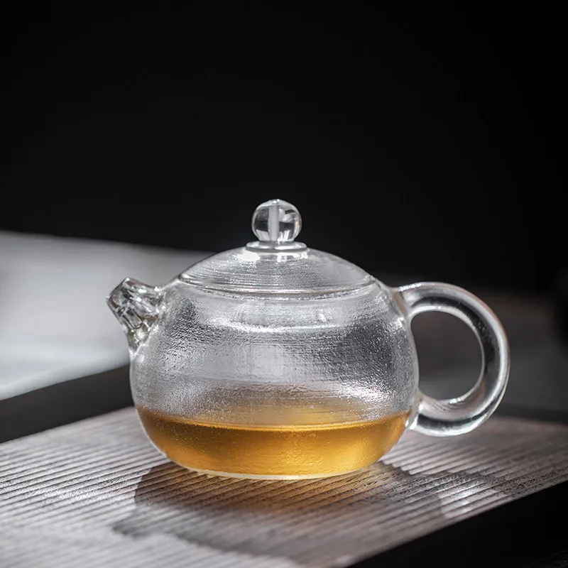 

CX raw ore crystal brewing teapot All handmade Xishi pot Thickened teapot