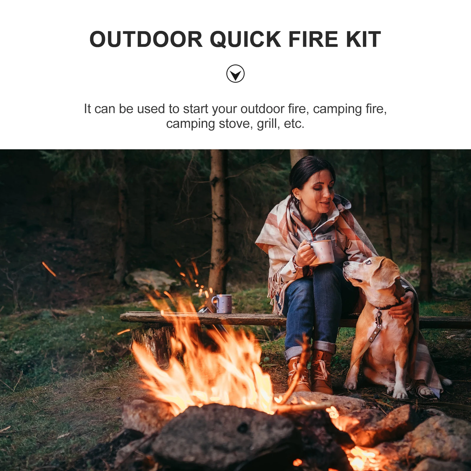 

Natural Pine Torch Wood Tool Camping Hiking Emergency Outdoor Kit BBQ Fishing Trip Party