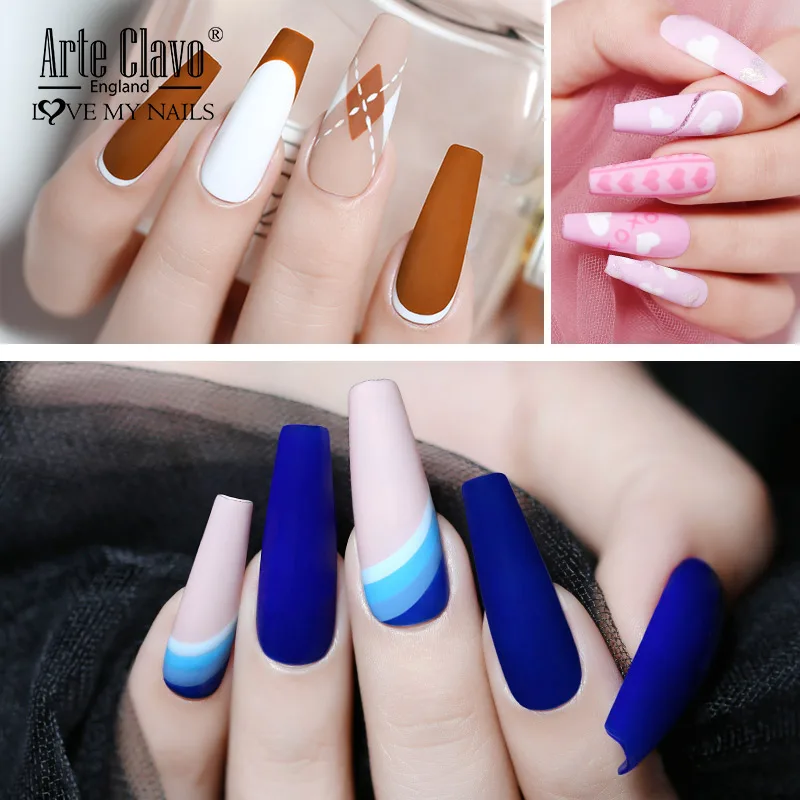 آرتي كلافو هيما Tpo الحرة هلام مسمار البولندية الخريف الشتاء سلسلة 15 مللي LED الهجين الورنيش مات قاعدة معطف مسمار الفن Gellak التمهيدي #3