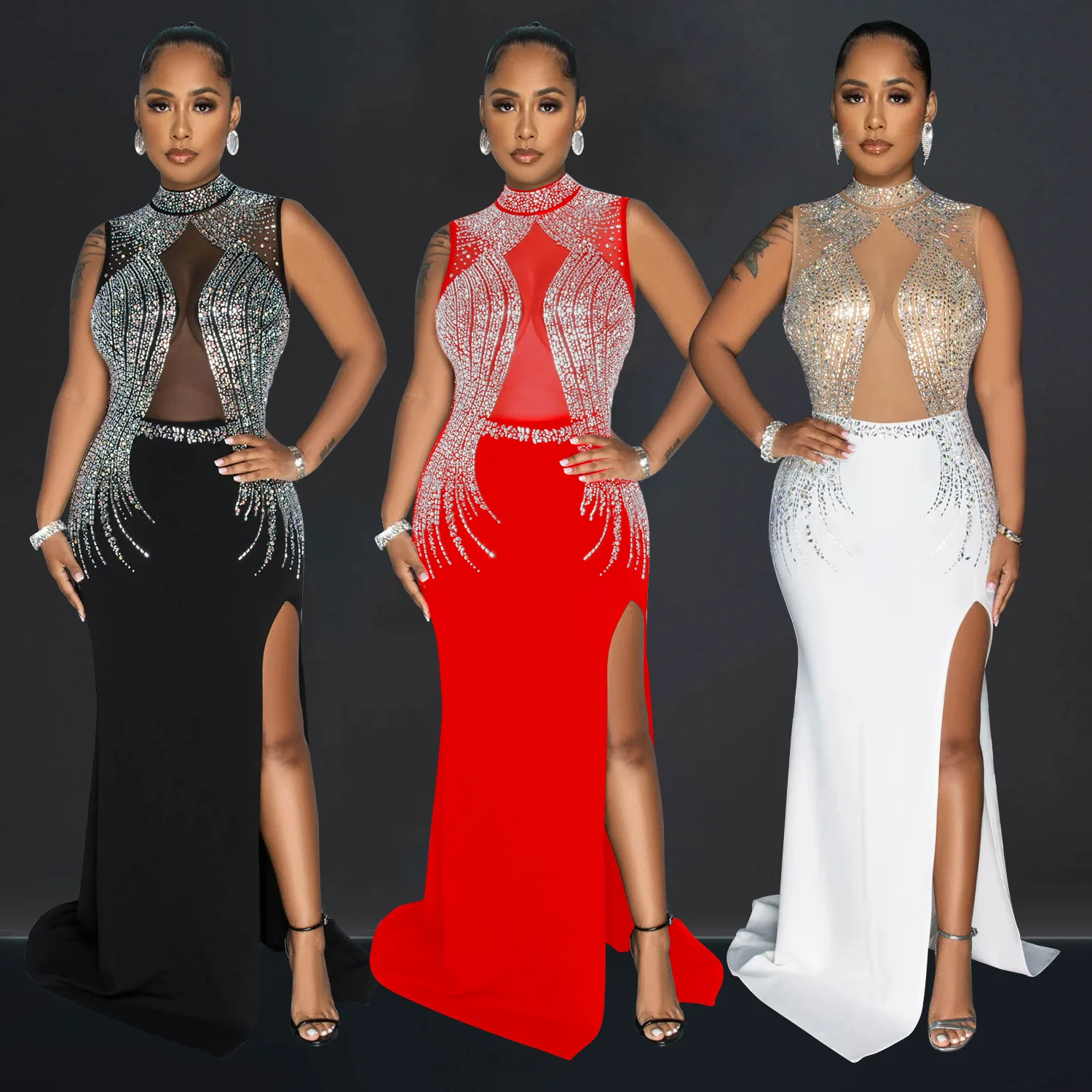 

Индивидуальный женский модный наряд для танца живота для взрослых, сексуальная обнимающая сетка, сверкающая юбка с бриллиантами и блестками, экзотическая танцевальная одежда