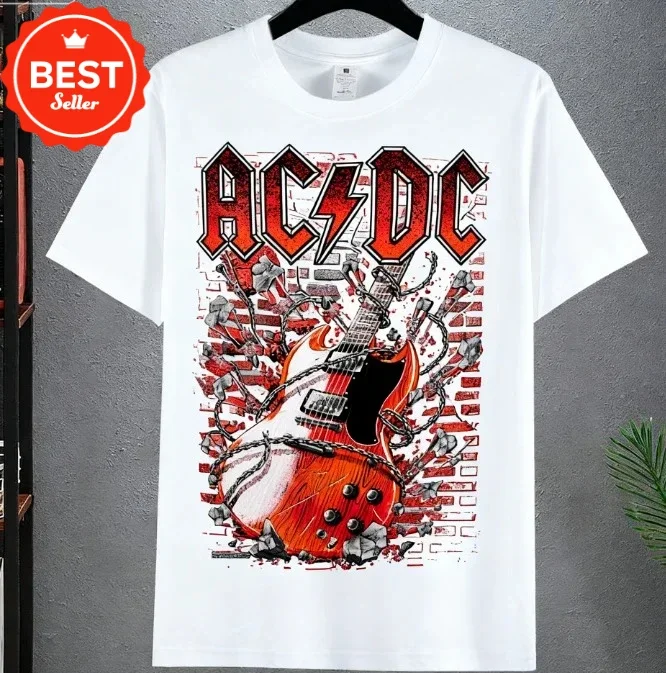 تي شيرت رياضي عصري بأكمام قصيرة لعام 2026 مع طباعة تيار متردد وتيار مستمر، عصري ومسامي، مناسب للارتداء اليومي