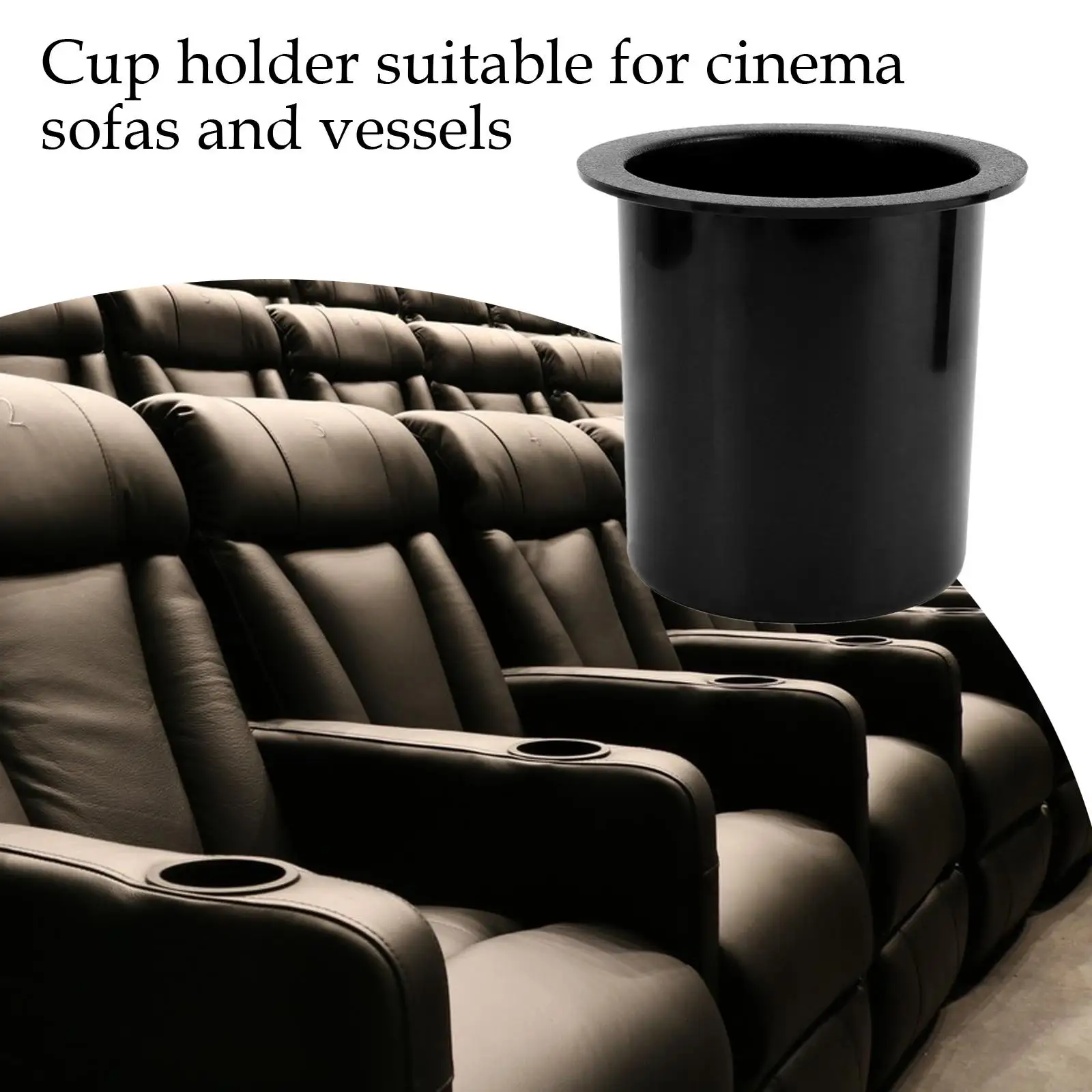 Cup Holder Insert Auto Accessories with Drain for Truck Trailer Car