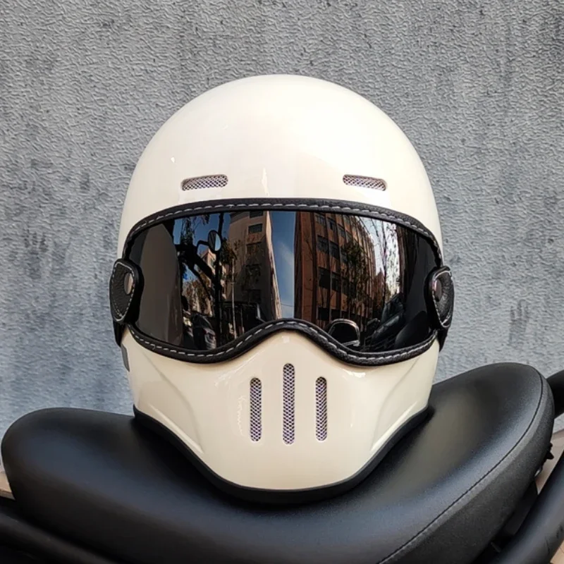 ORZ мотоциклетный анфас ретро шлем в стиле Токио мотоцикл Casco Moto Япония TT шлемы из стекловолокна с прозрачным козырьком