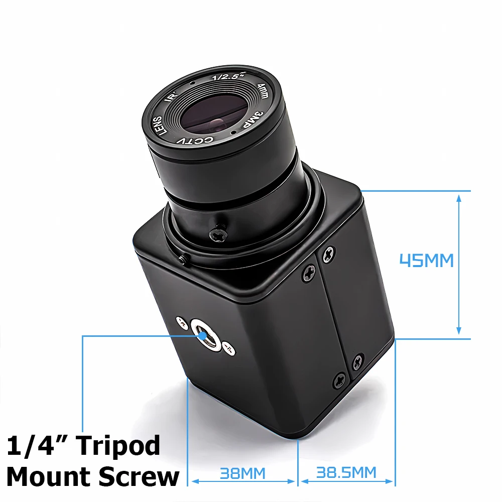 WGWK Mini 2/4 MP IP-Kamera DC12 V 4 mm 82 Grad H.265 HD-Sicherheit High-Definition-Überwachung Onvif P2P CCTV-System RJ45 Webcam