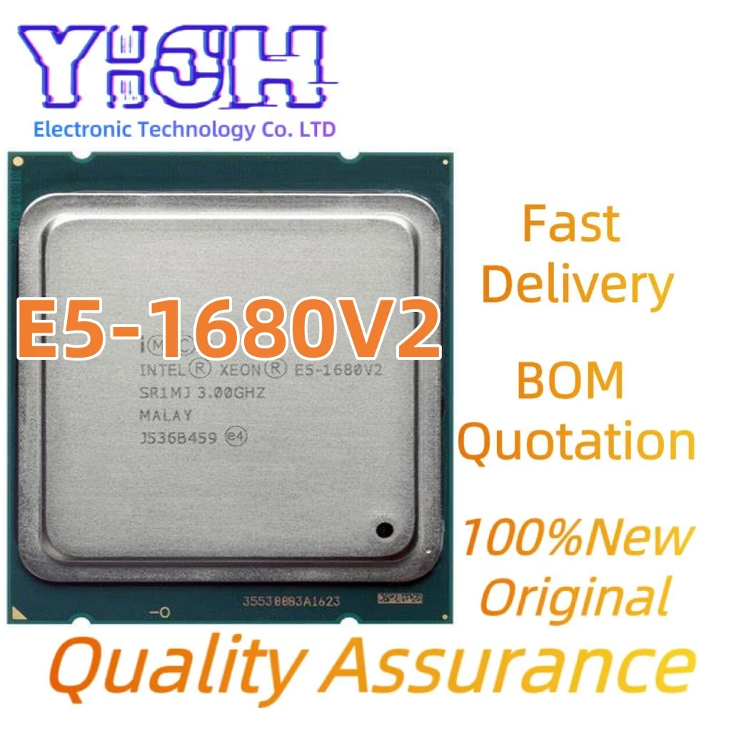 100%New Original E5-1680 V2 3.0GHz 8-core 25MB E5-1680V2 E5 1680V2 FCLGA2011 130W 22nm CPU