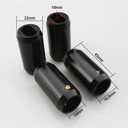 New 4X AY01B Pants Boot Y Splitter 1 to 2 bi-wire splitter Audio DIY Wire Connector Black Speaker cable Wire Pants Boots