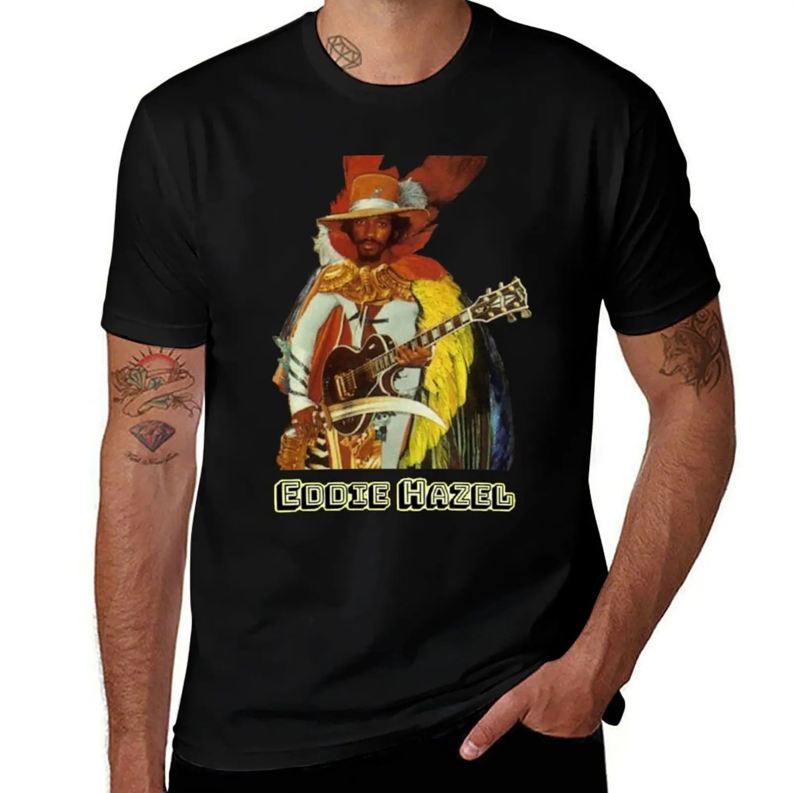 Футболка Eddie Hazel больших размеров, повседневная футболка