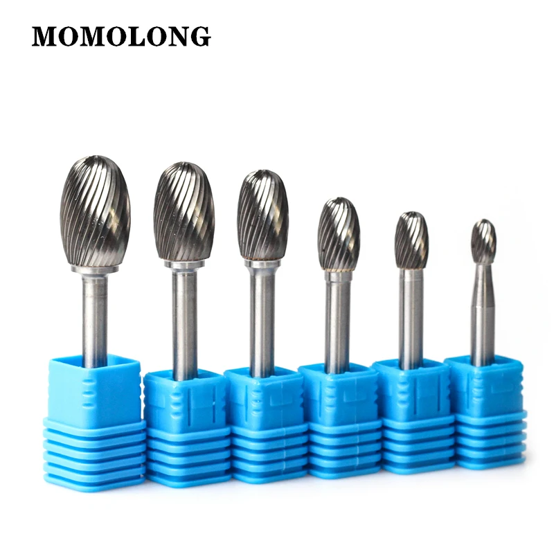 

E Type Head Drill Milling Carving Bit Tools Tungsten Carbide Rotary File Tools Point Burr Die Grinder Abrasives