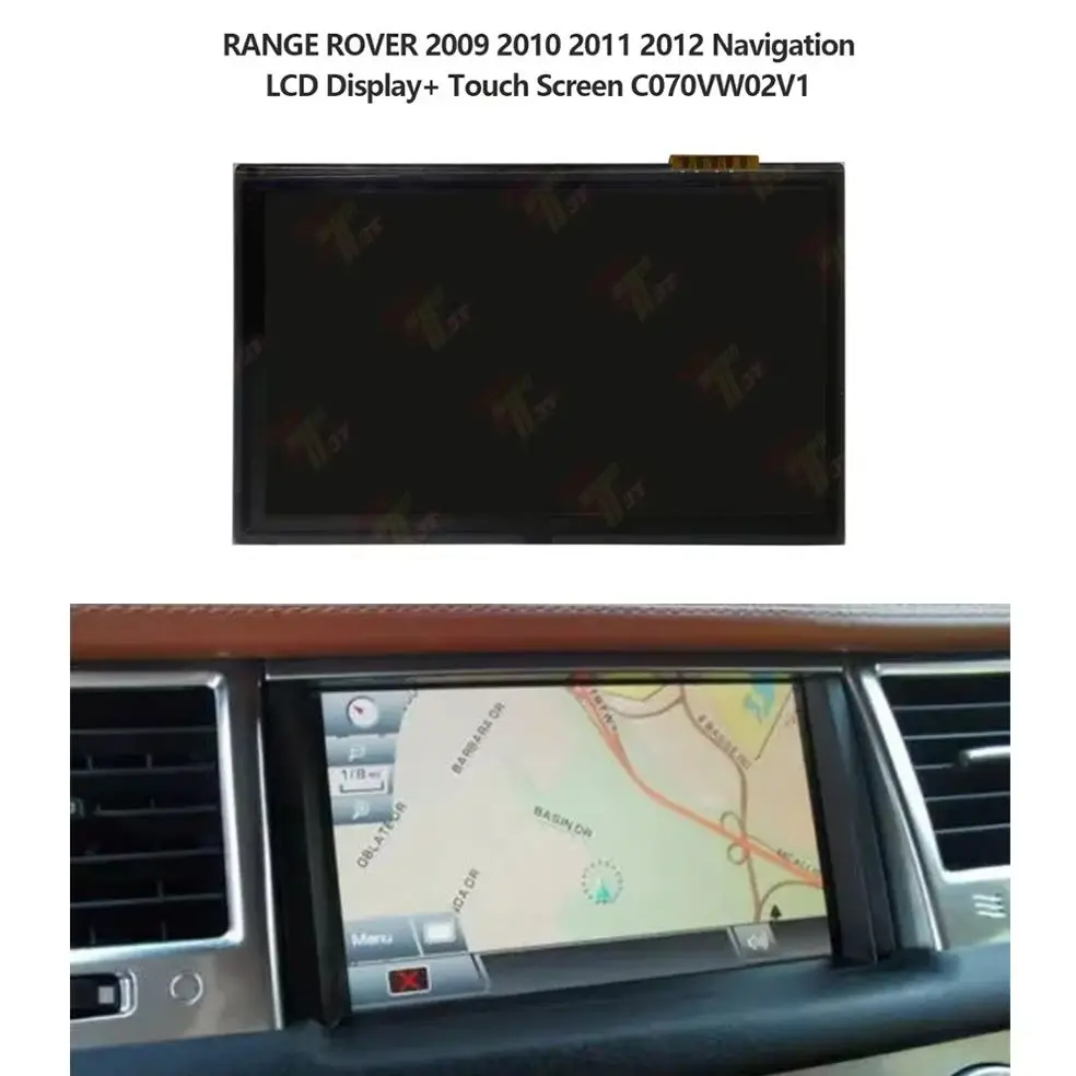 Navigation LCD Display For RANGE ROVER 2009 2010 2011 2012 With Touch Screen C070VW02V1