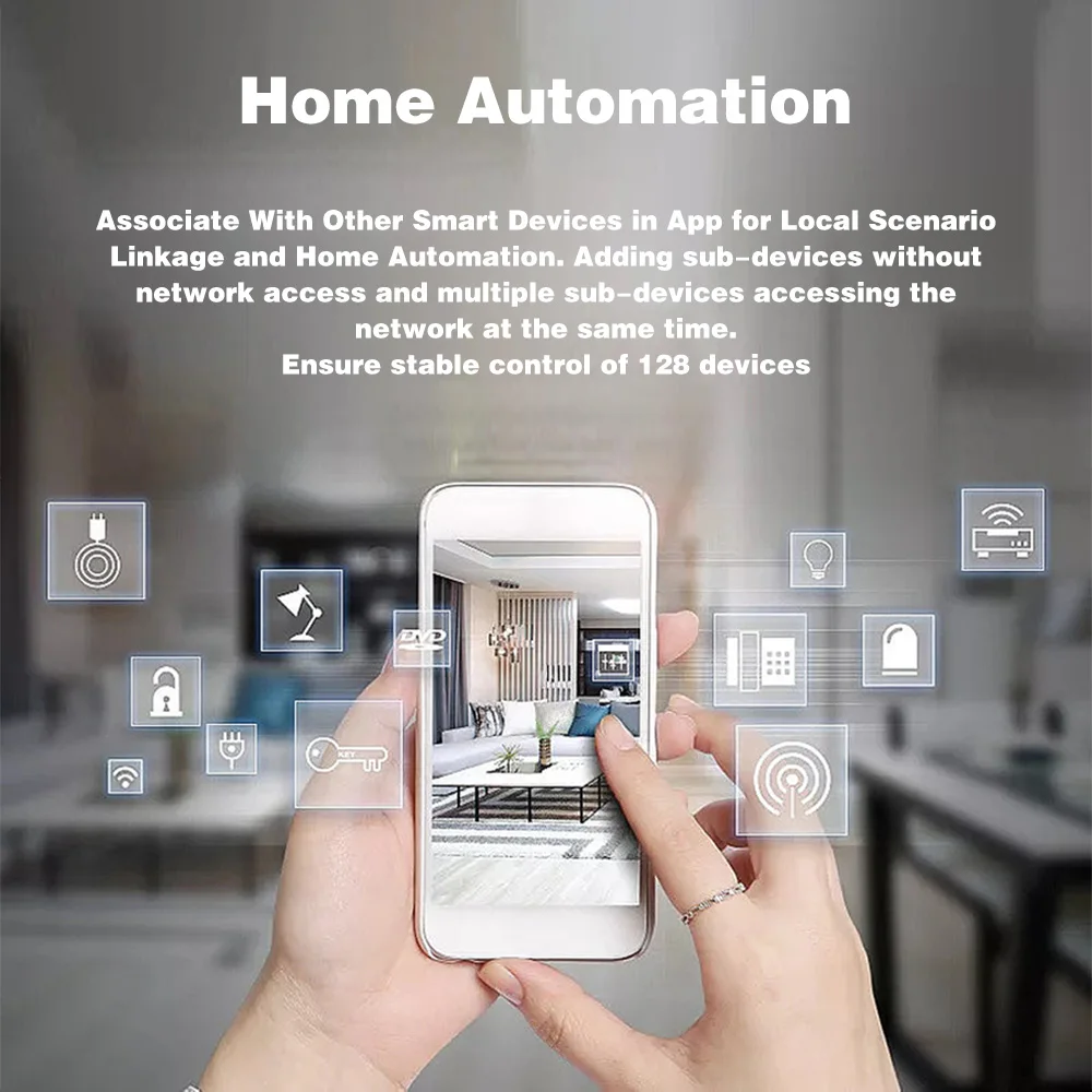 Tuya Zigbee Hub Gateway Multifunction Zigbee 3.0 Bluetooth Gateway Smart Life App Control Smart Home Bridge For Alexa Echo