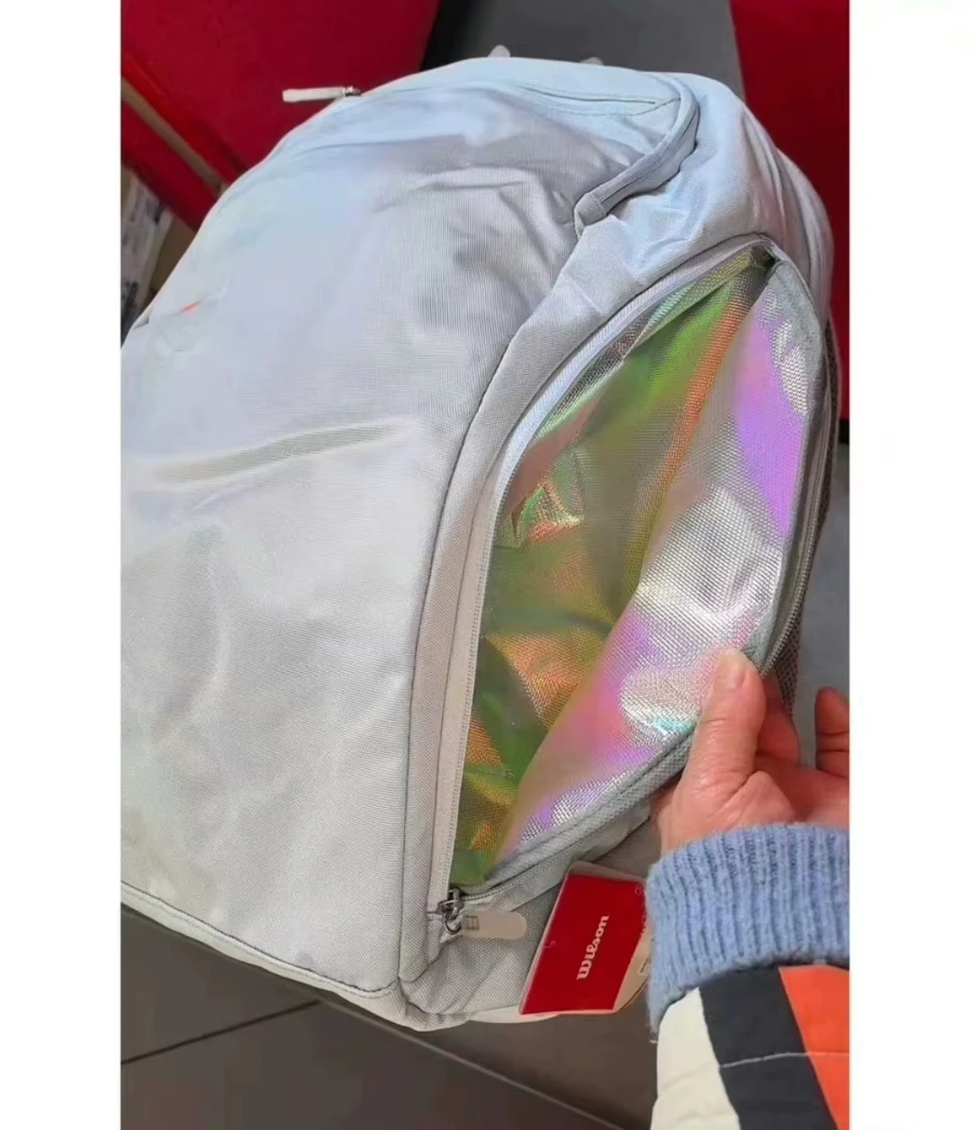 Wilson SHIFT 슈퍼 투어 테니스 가방 다기능 2개 테니스 라켓 배낭 배드민턴 스쿼시 라켓 가방 WR 보유 8030001001