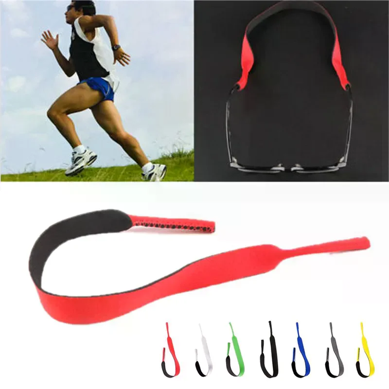 Spectacle Glasses Sunglasses Neoprene Stretchy Sports Band Strap Cord Holder New