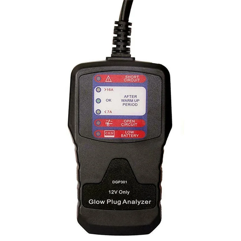 

Discount-12V Automotive Glow Plug Analyzer Diesel Glow Plug Tester LED Diagnostic Tool Tester