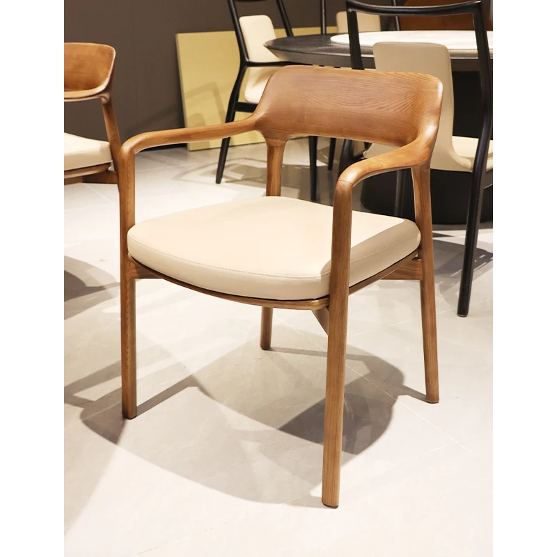 ModernLarger Restaurant Furniture Wood Interactive Table Wooden Dining Chair and Table Set