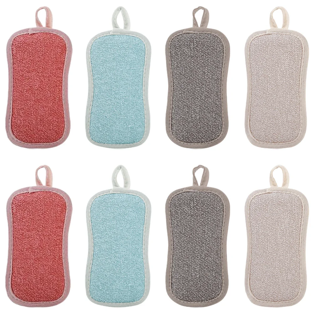 

8Pcs Household Scrub Sponge Kitchen Cleaning Sponge with Excellent Durability Strong Absorption for Dishes Pots Wok Sink Bath