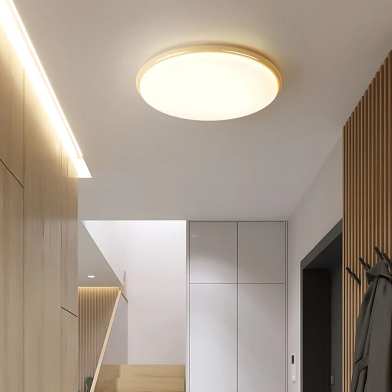 Luz de techo nórdica para pasillos, lámparas de Interior para sala de estar, dormitorio, pasillo, entradas, guardarropa, accesorios de iluminación