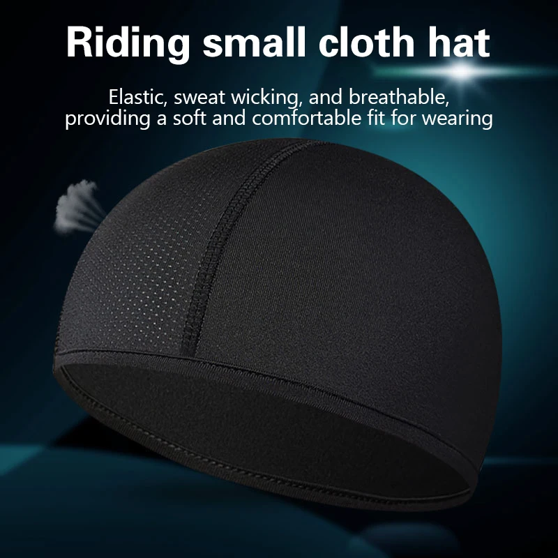 1pcs Motorcycle Helmet Inner Cap Hat Quick Dry Breathable Hat Racing Cap Under Helmet Beanie Cap Motocross Motor Helmet Hat