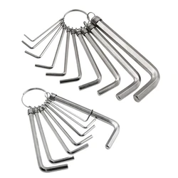 Upgraded Hexagon for Key Set Metric Wrench Set Allen Alan- Hexagon for Key with for Key Ring Vanadium Steel Drosphip