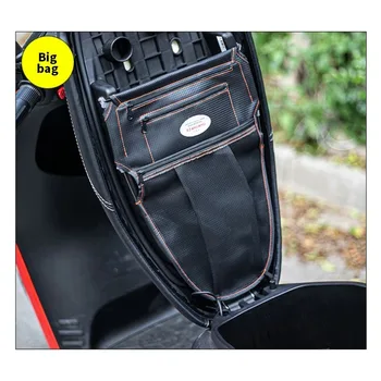 인기 사이클링 가방, 오토바이 시트 보관, 블랙 오염 방지, 긁힘 방지 소재, 전기 자동차 스쿠터 버킷 