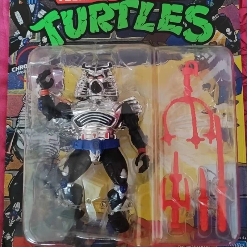 

Игровая фигурка Playmates Ninja Turtles: Мутанты-черепахи, Тейл Стэйл (антракс, хромированный купол), модель, подарок